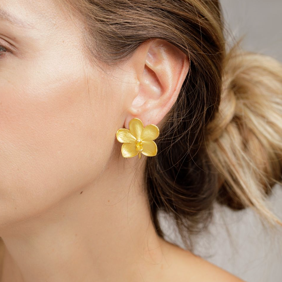 Mini Orchid Studs