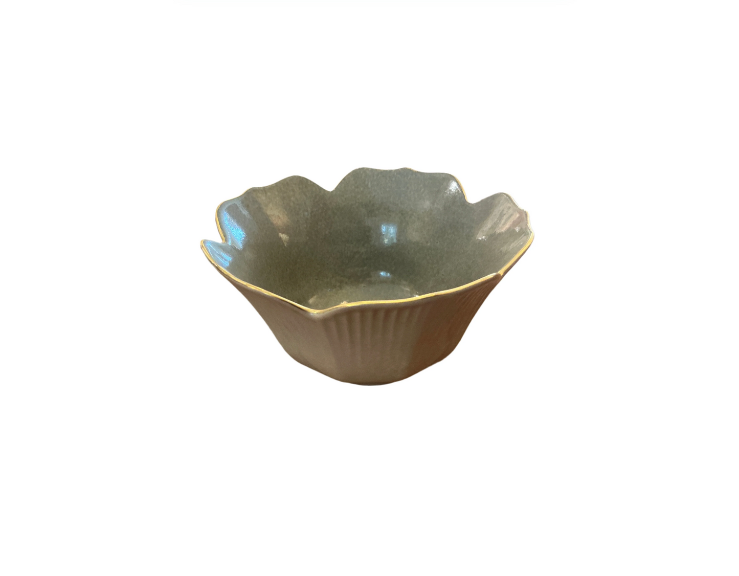 Fluted Edge Bowl, Small Variation Plein