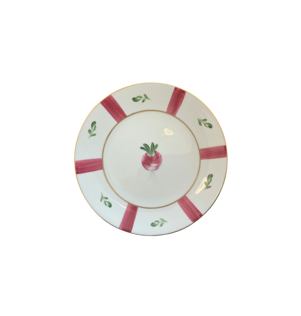 Set of Salad/Dessert Plates in Potager Du Roy (King's Vegetable Garden)