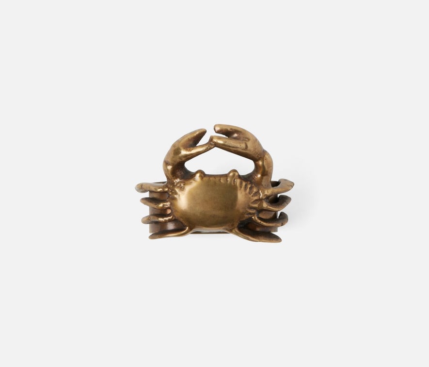 Edgar Crab Napkin Rings Set of 4