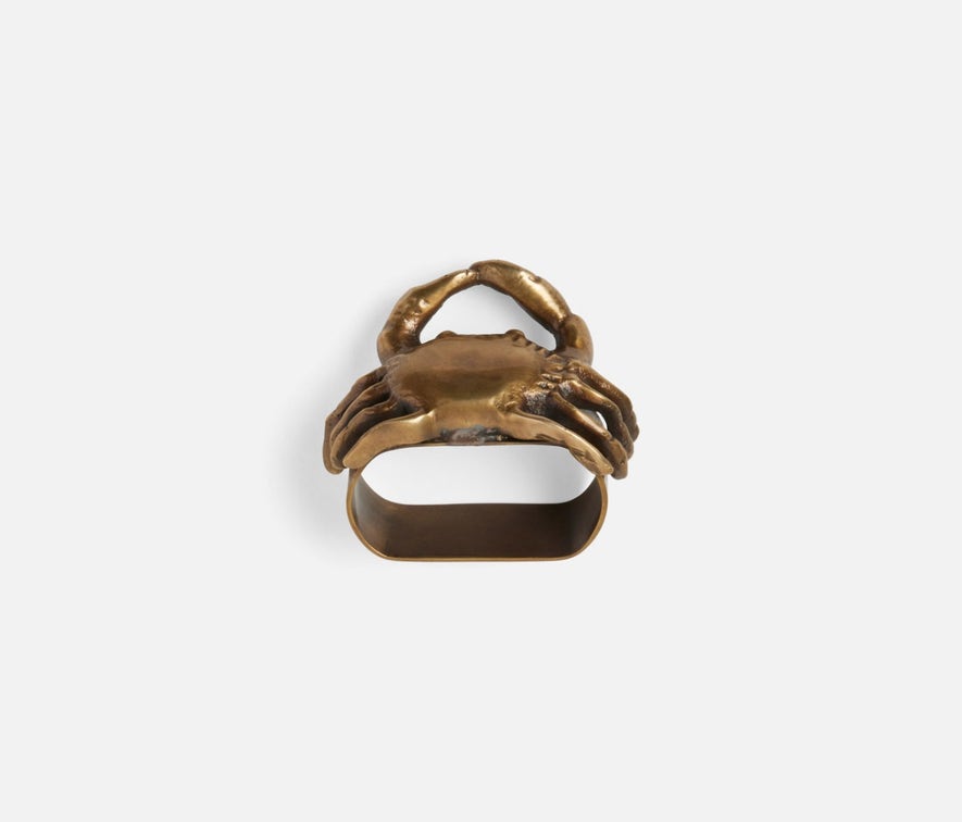 Edgar Crab Napkin Rings Set of 4