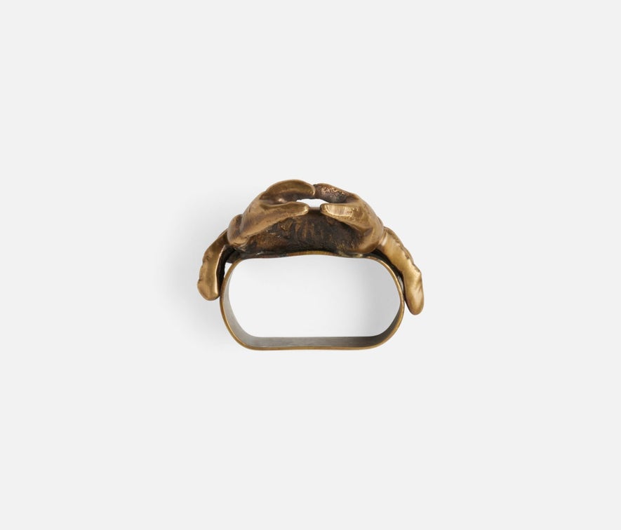 Edgar Crab Napkin Rings Set of 4