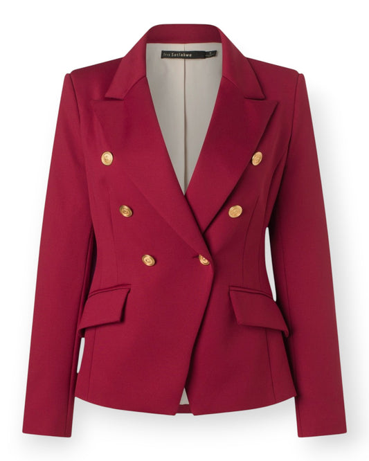 Jacket With 6 Buttons Cherry Red / 4