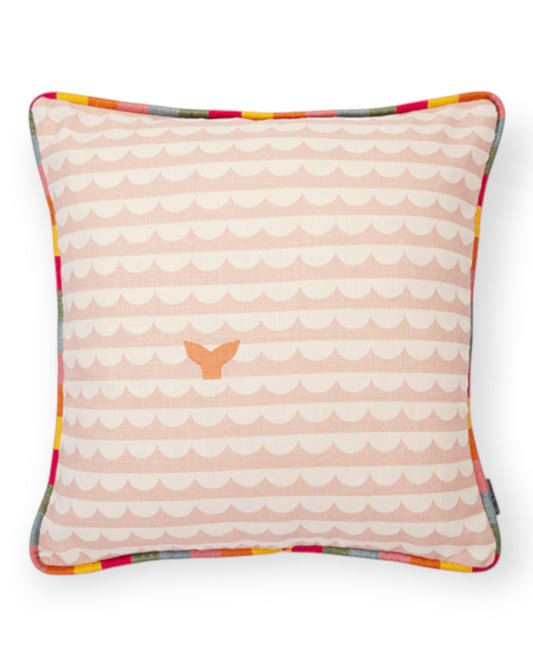 We Sailed Away Peach Cushion 20" x 20"