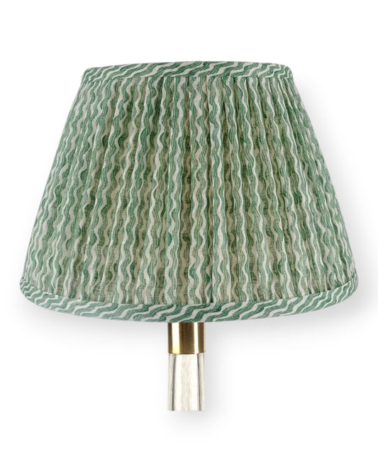 Green Popple Round Lampshade 4.5”