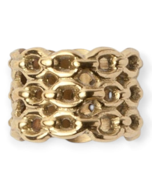 Keon Gold Napkin Rings Set of 4