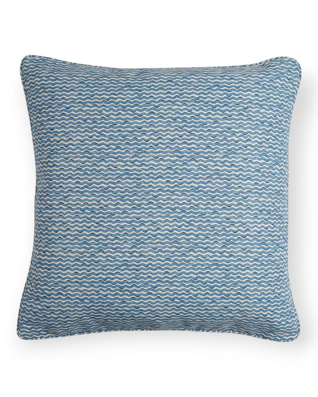 Blue Popple Pillow Outdoor 17" x 17"