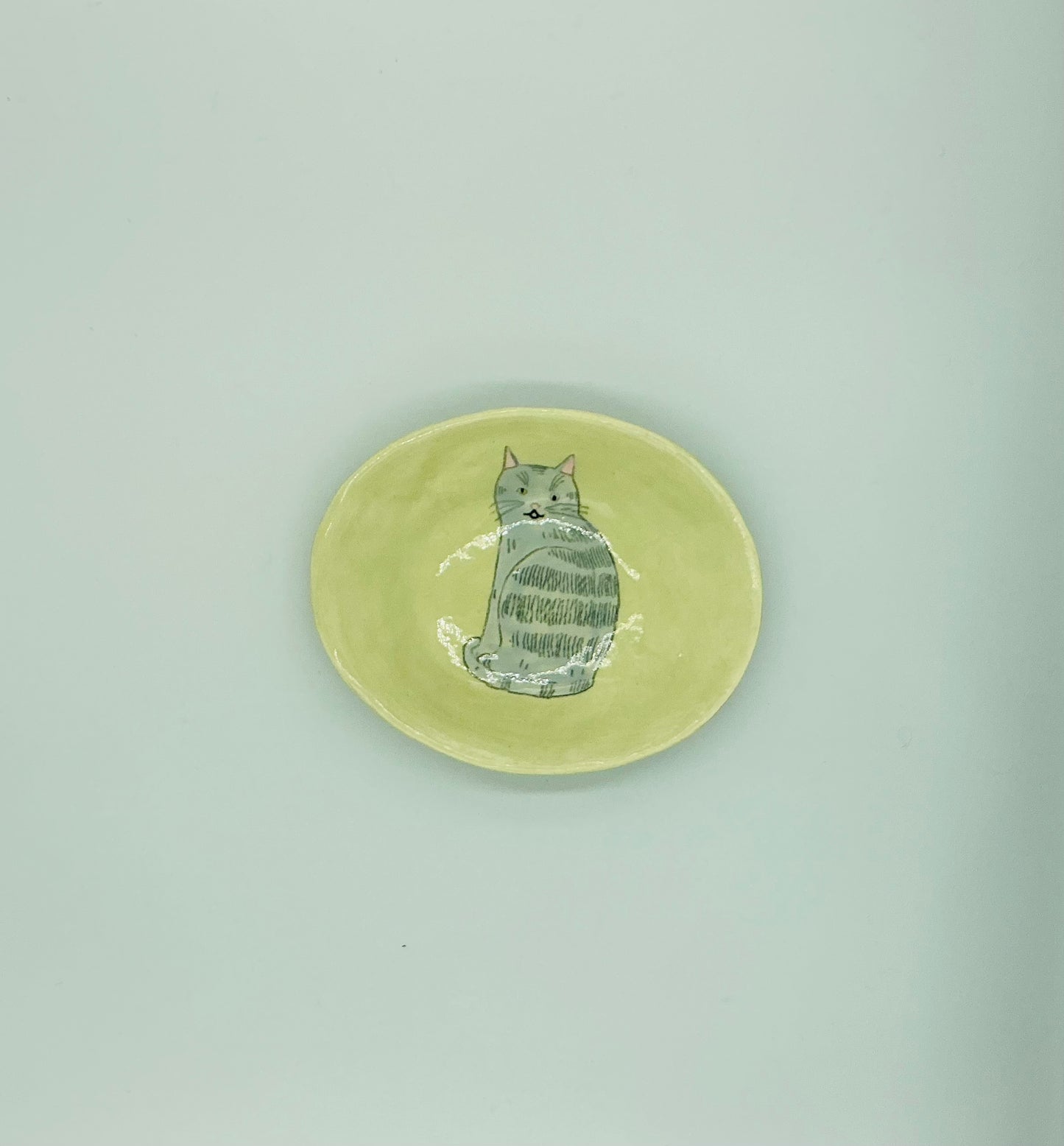 Oval Cat Dish