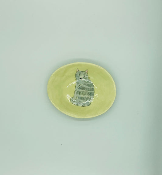Oval Cat Dish