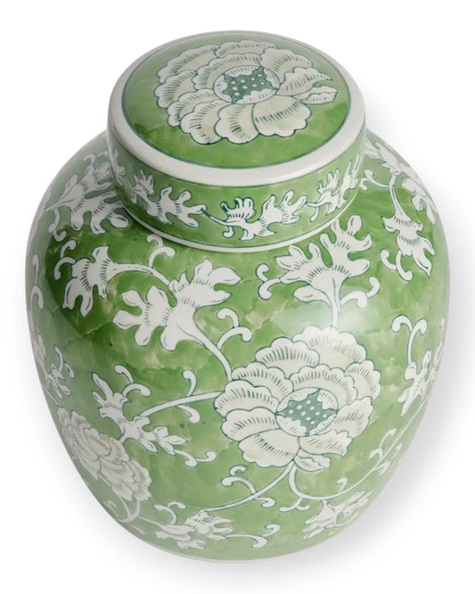 Imperial Lotus Lidded Jar