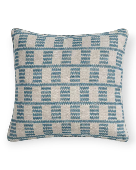 Light Blue Cove Pillow 17" x 17"