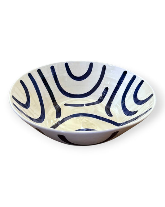 Petals Basin Bowl Blue