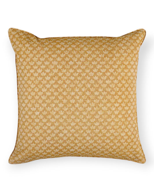 Yellow Eythorne Pillow 17" x 17"