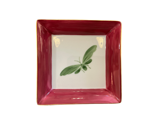 Marie Daage Square Dish, Medium PAPILLON