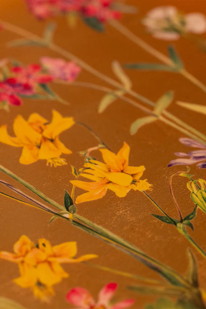Gold Leaf Lacquered Tray “June”