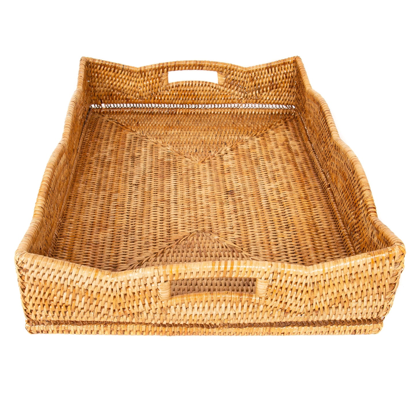 Rattan Scallop Tray