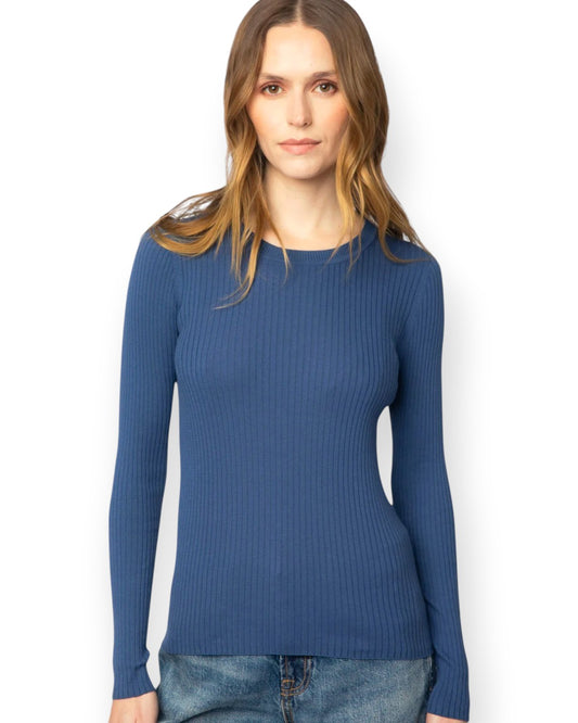 Surrey Cotton Sweater Blue / S