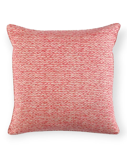 Red Popple Pillow 17" x 17"