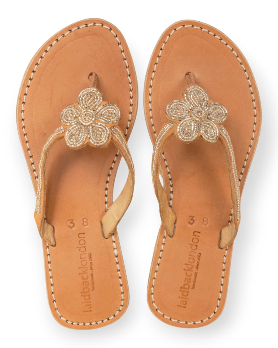 Amber Flip Flops Silver / 37