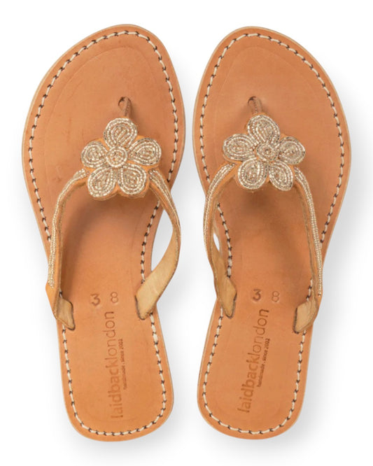 Amber Flip Flops Silver / 37