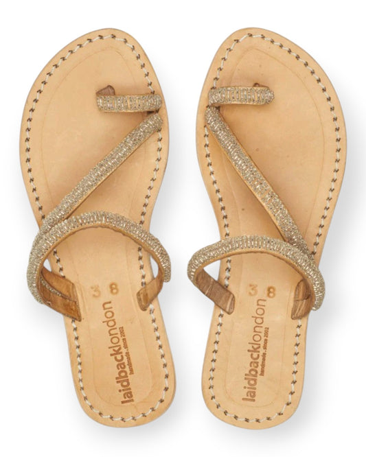Diani Flip Flops Silver / 37