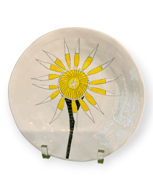 Small Plates - Flowers Marigold / Blue