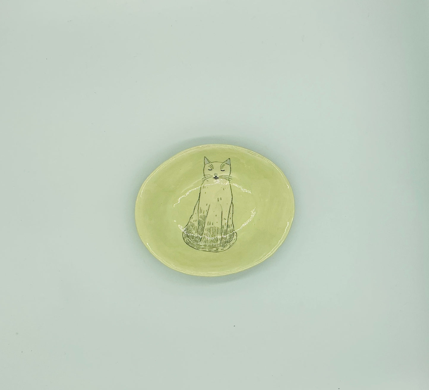 Oval Cat Dish