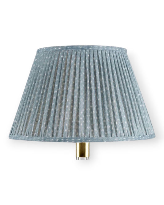 Blue Figured Round Lampshade 4.5"