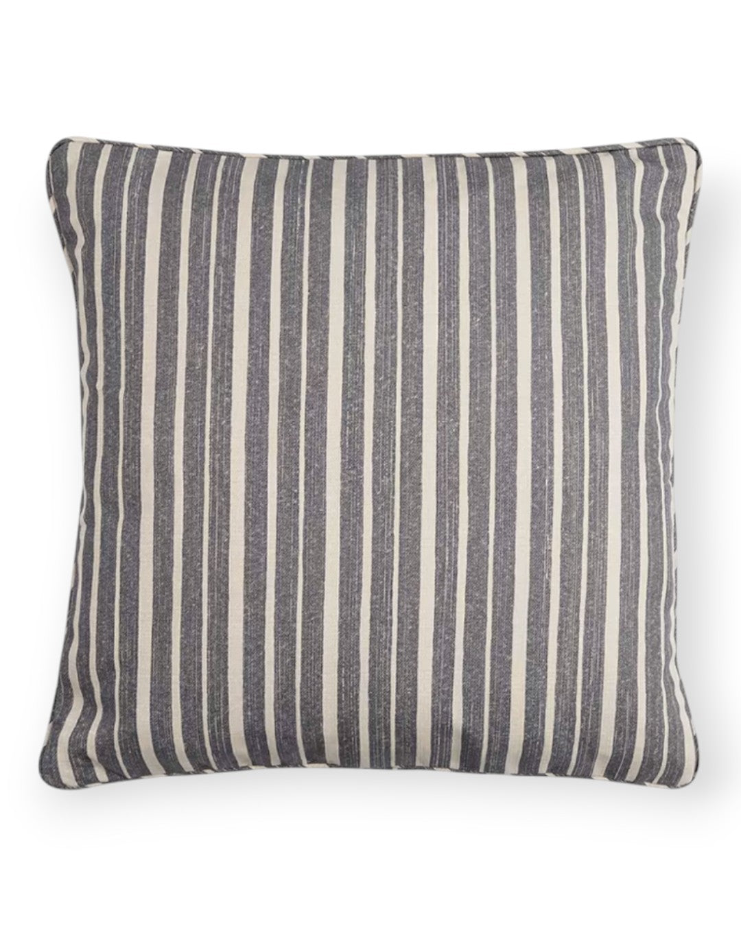 Neutral York Stripe Pillow Outdoor 17" x 17"