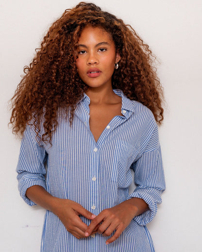 Kerry Shirtdress In Seersucker