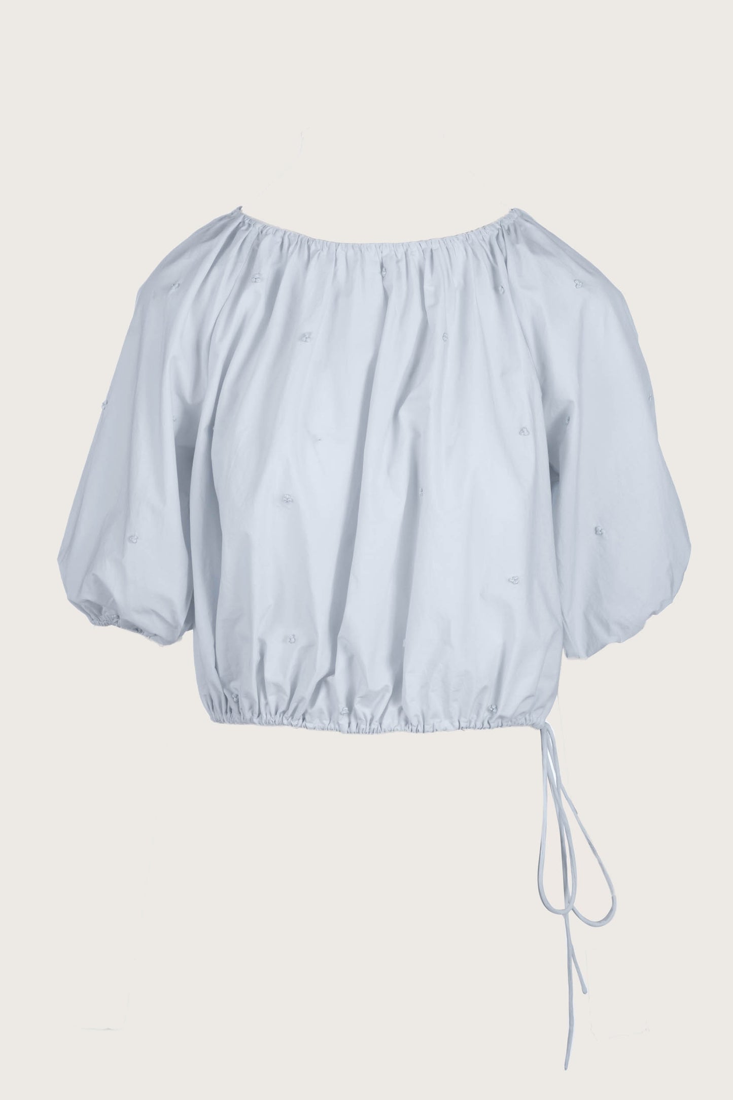 Lotus Embroidered Top