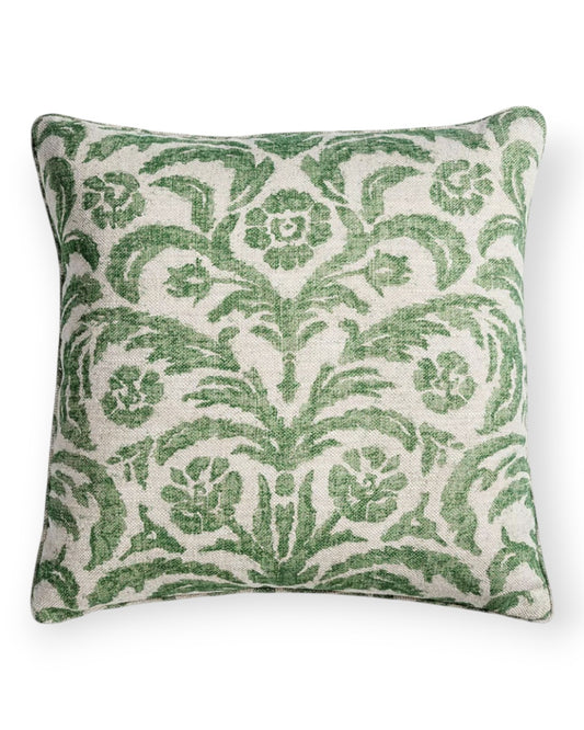 Green Marlborough Pillow 17" x 17"