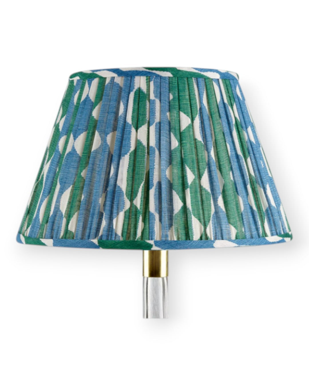 Green & Blue Whittle Round Lampshade 4.5”