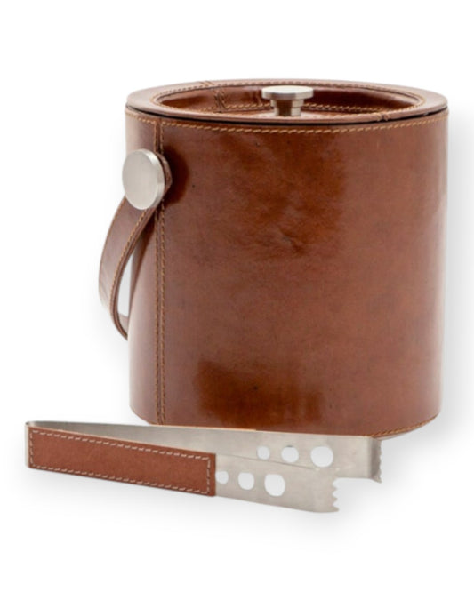 Bristol Ice Bucket Tobacco Leather