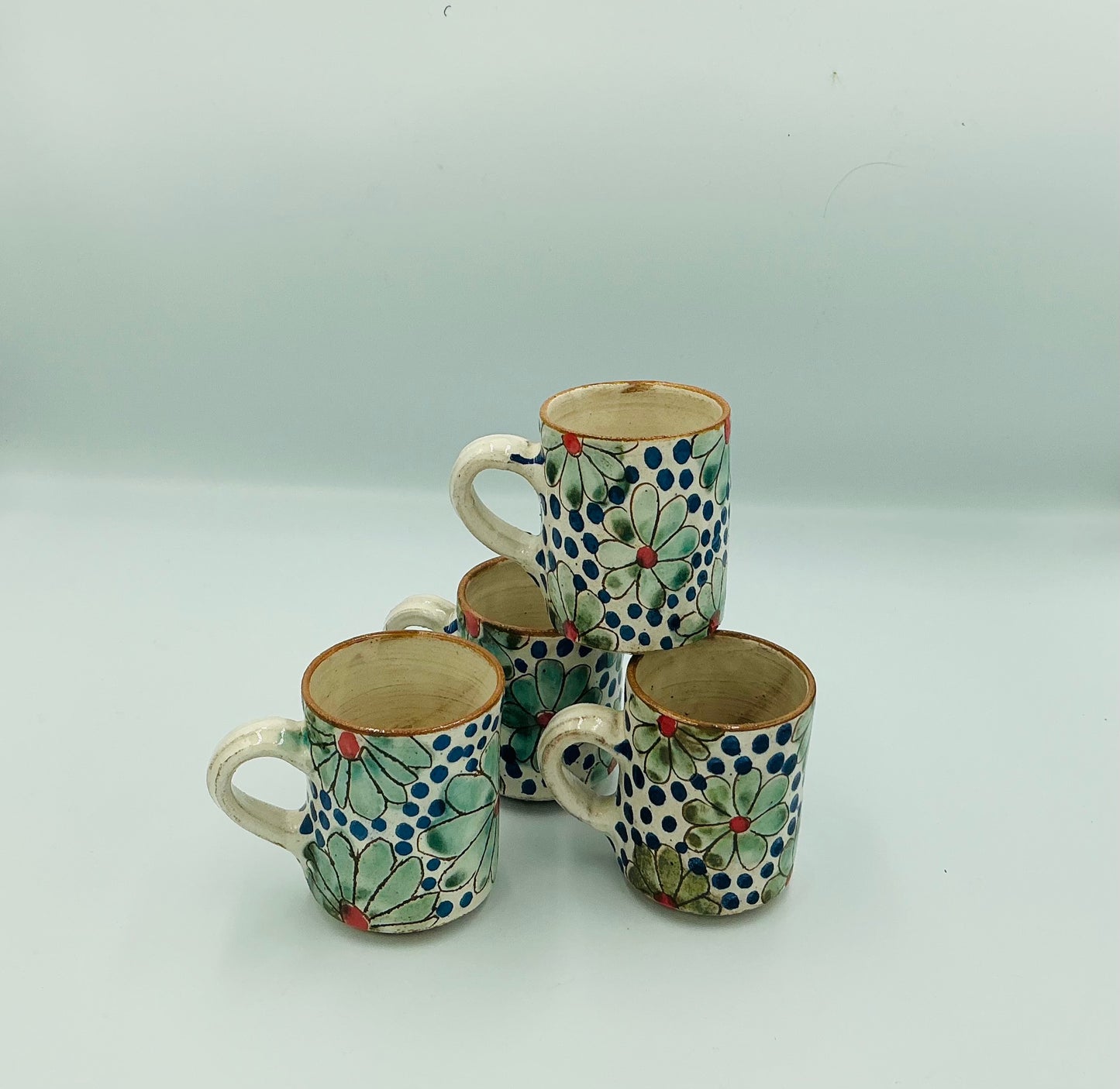 Daisy Fields Ceramic Espresso Mug