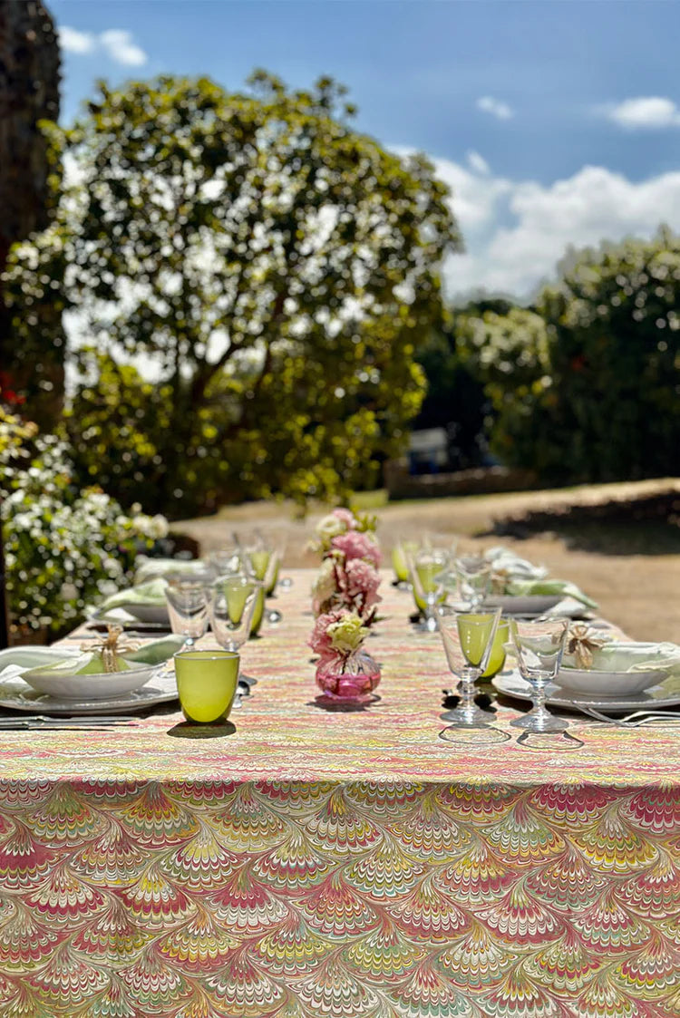 Marble Rectangular Tablecloth