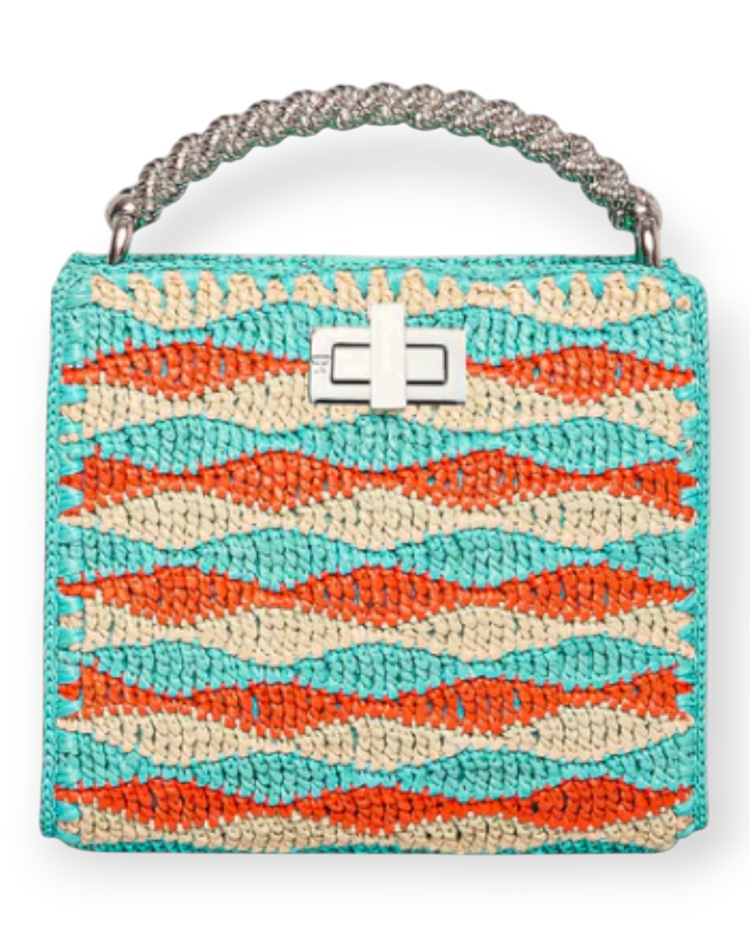 Sylvia Waves Bag Aqua