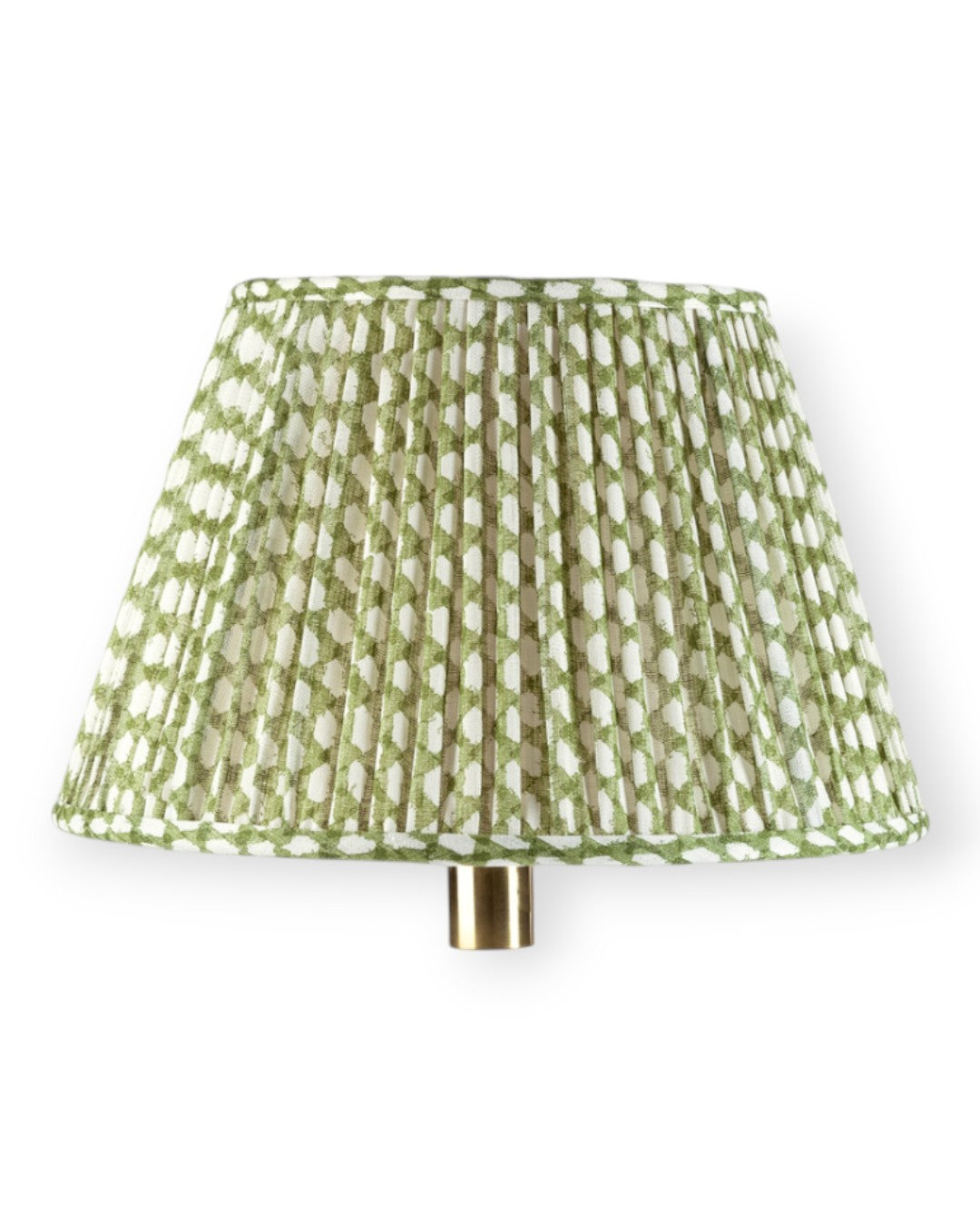 Green Wicker Round Lampshade 4.5”