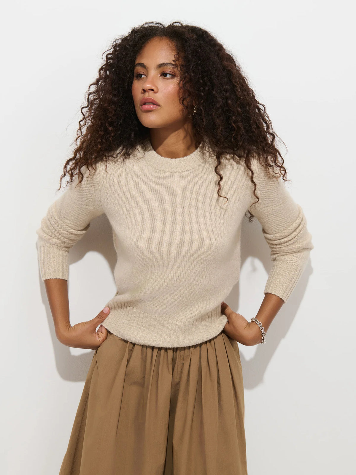 Marais Sweater in Washed Cashmere