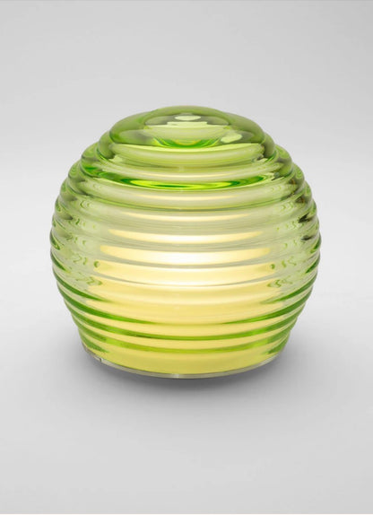 Curved Glass Portable Table Light