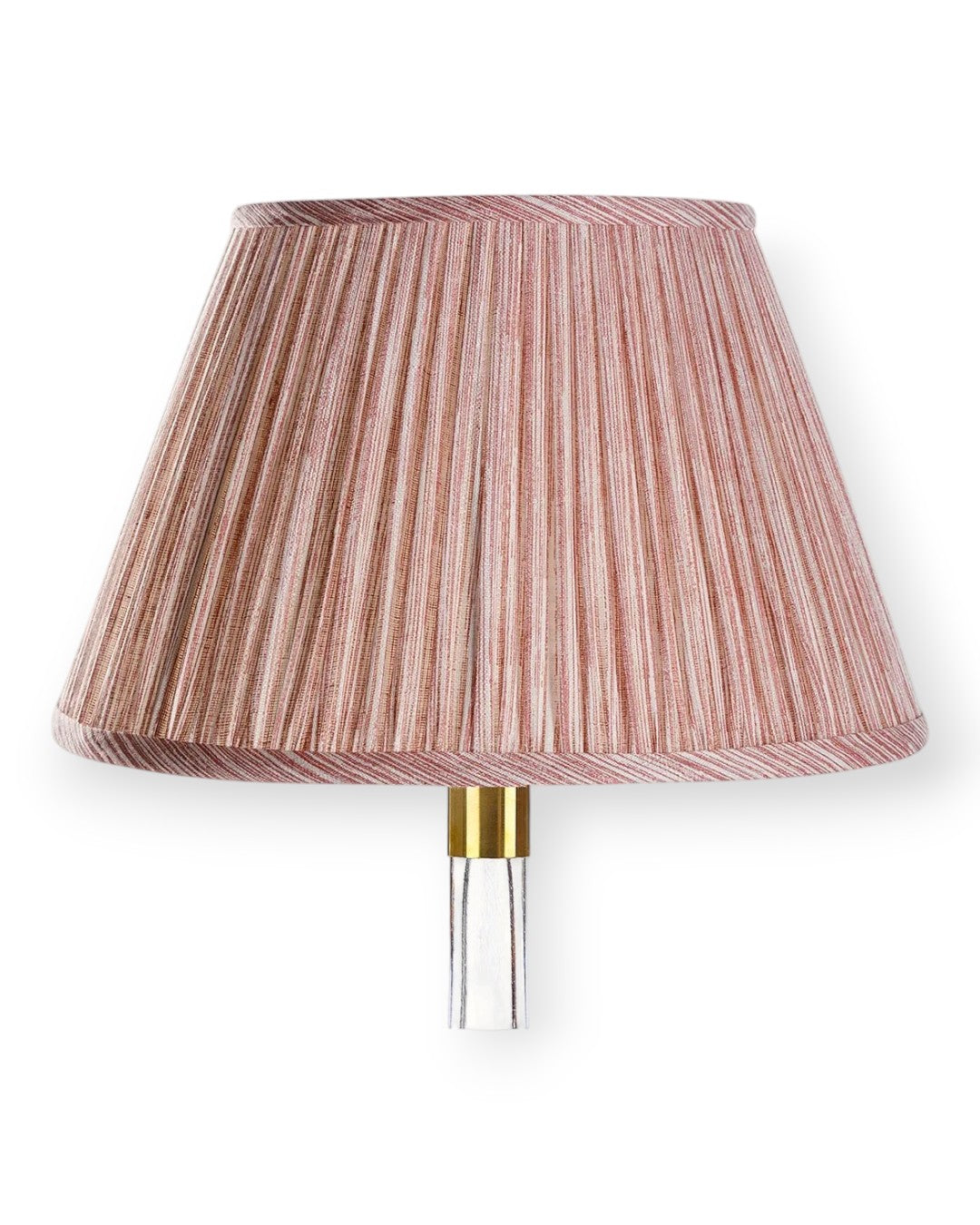 Pink Strie Round Lampshade 4.5"