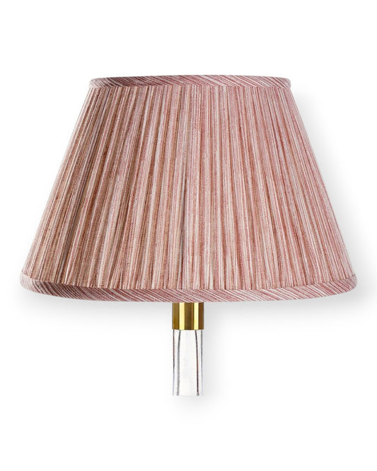 Pink Strie Round Lampshade 4.5"