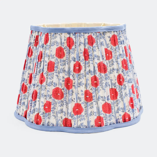 Pleated Scalloped Lampshade