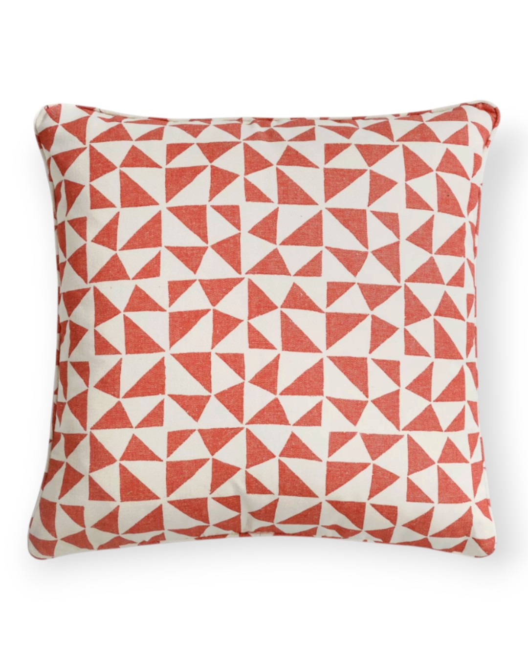 Bright Red Circus Pillow 17" x 17"