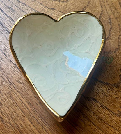 4" Heart Trinket Dish