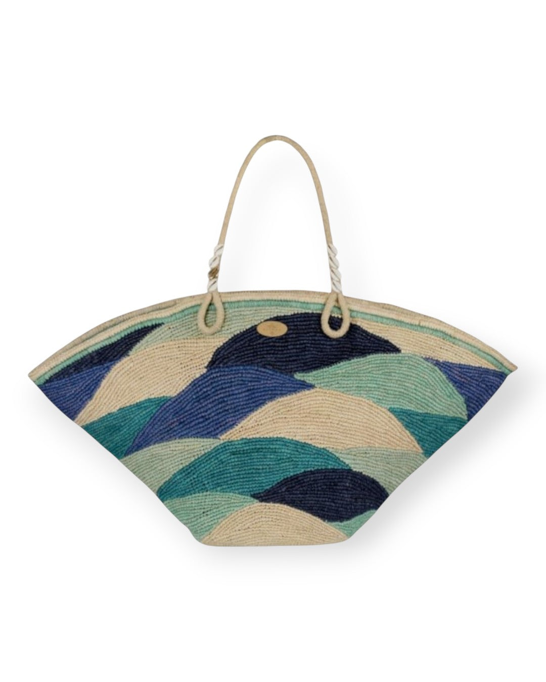 Les Salins Panier Bag Raffia Ecru
