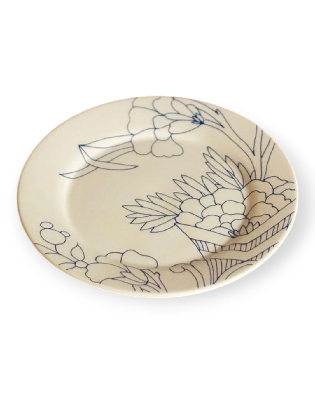 Floral Dessert Plate