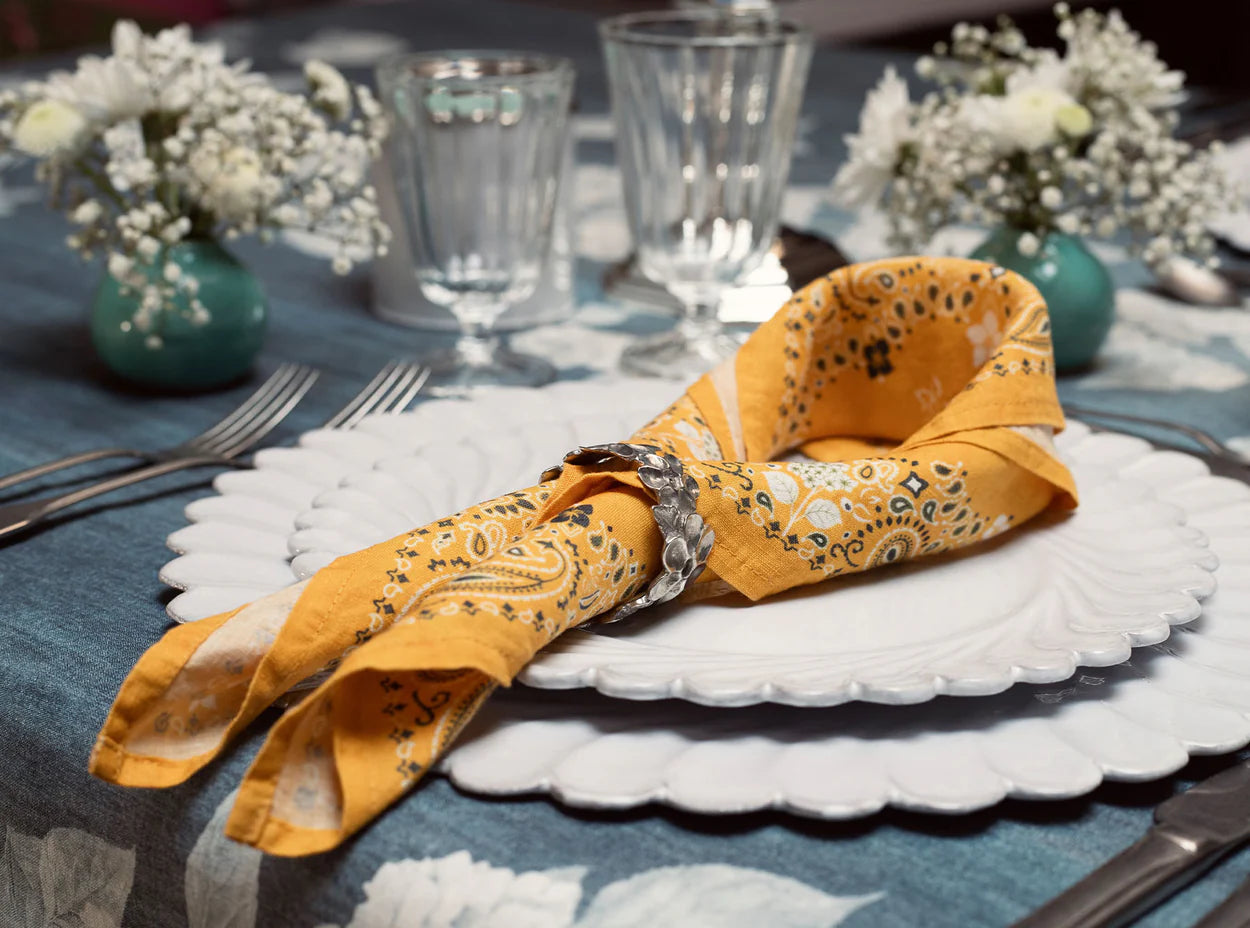Bandana Linen Napkin - Set of 4