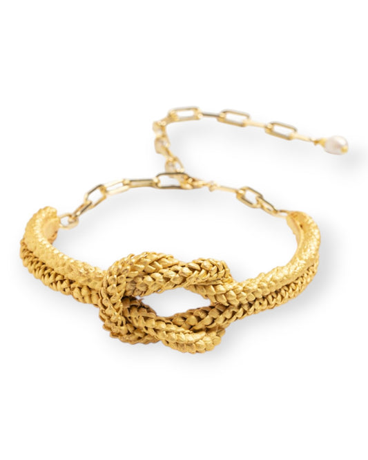 Norfolk Sailor Knot and Pearl Choker