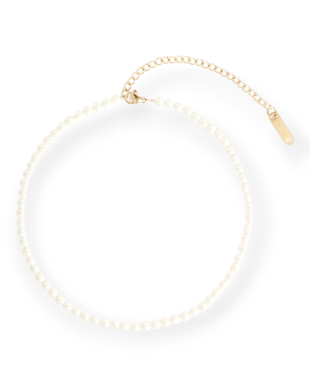 Augusta Pearl Choker Gold